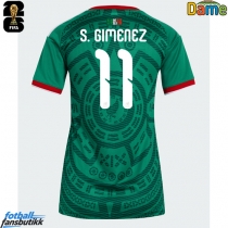 Mexico Santiago Gimenez #11 Hjemmedrakt Dame EM 2024 Kortermet